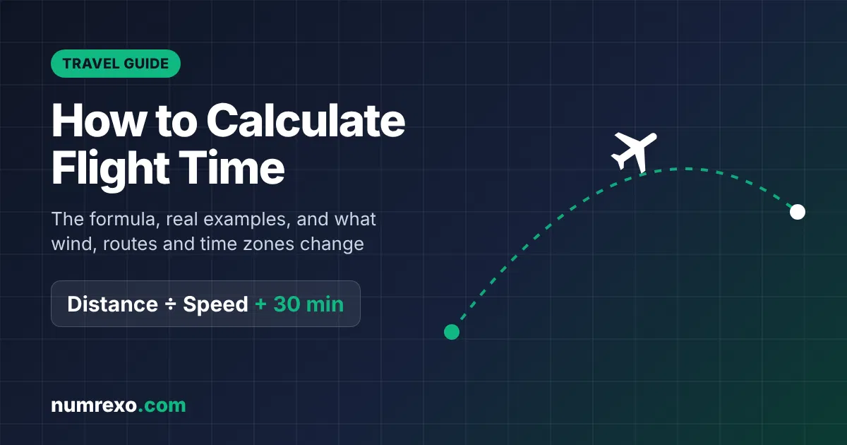 flight time calculaotr