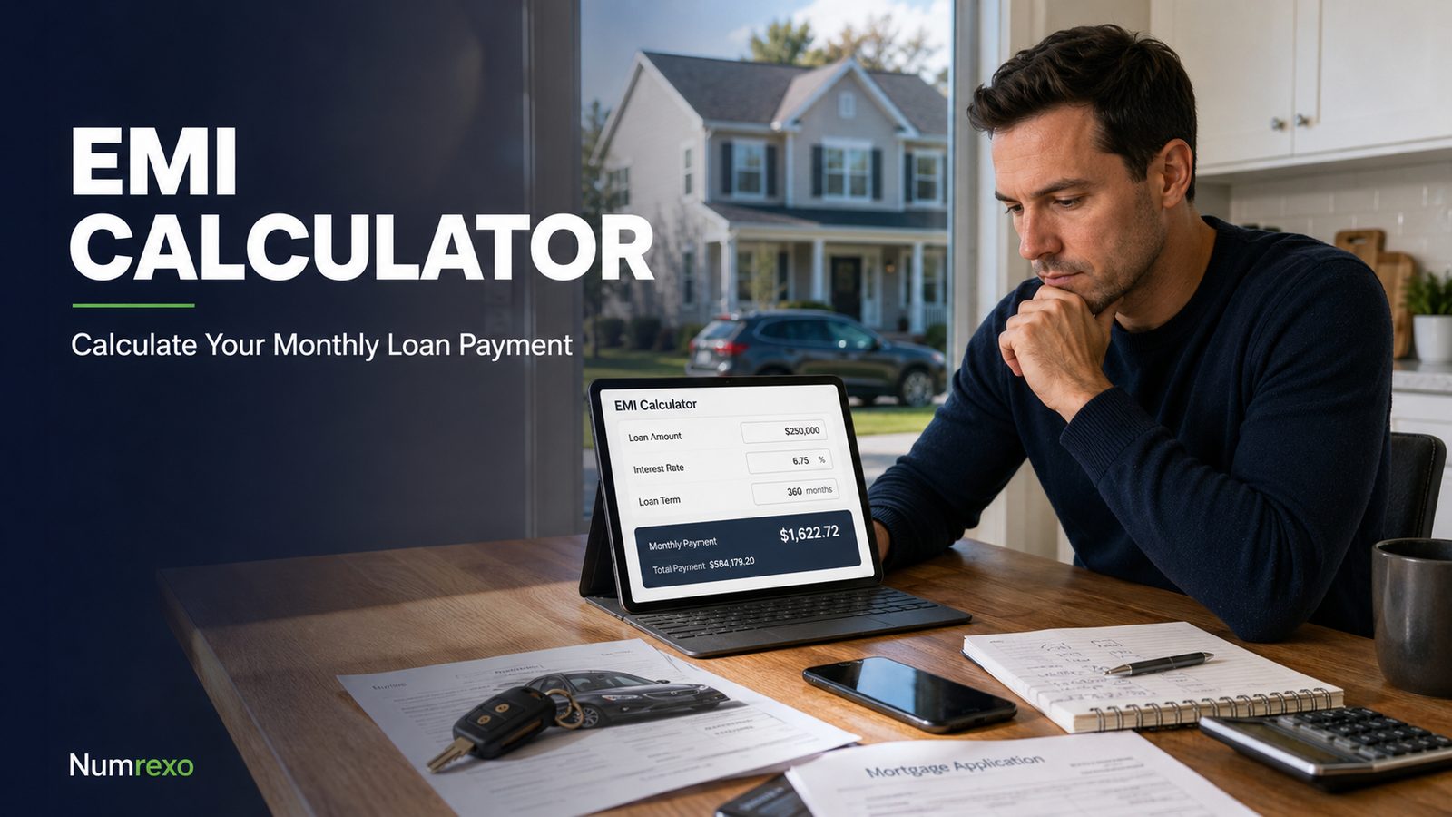 EMI Calculator: Calculate Your Monthly Loan Payment for a Car, Home, Land, Bike & More
