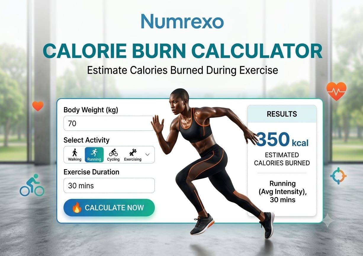 Calorie Burn Calculator – Calculate Calories Burned During Exercise